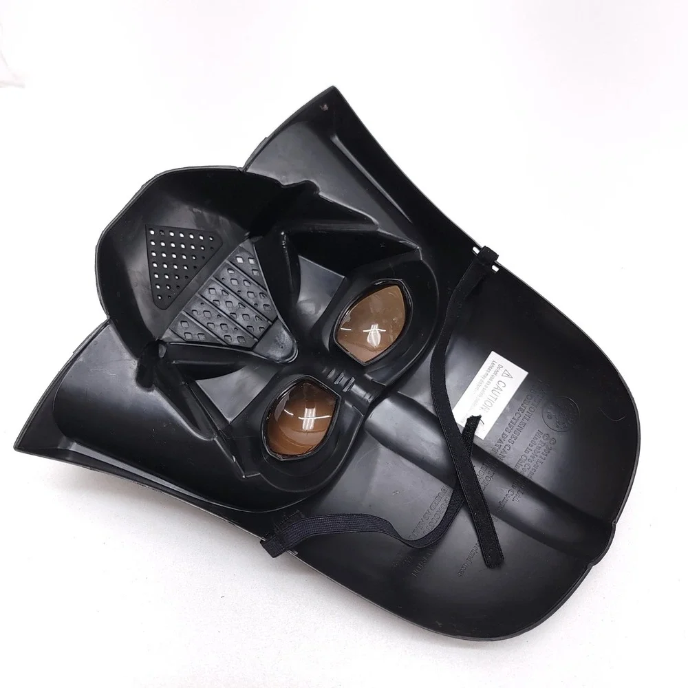 Star Wars Darth Vader Mask Rubies Lucasfilm 2011 Black Plastic Costume Accessory